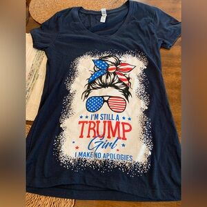Super Cute V Neck Trump Girl T-Shirt (NWOT)